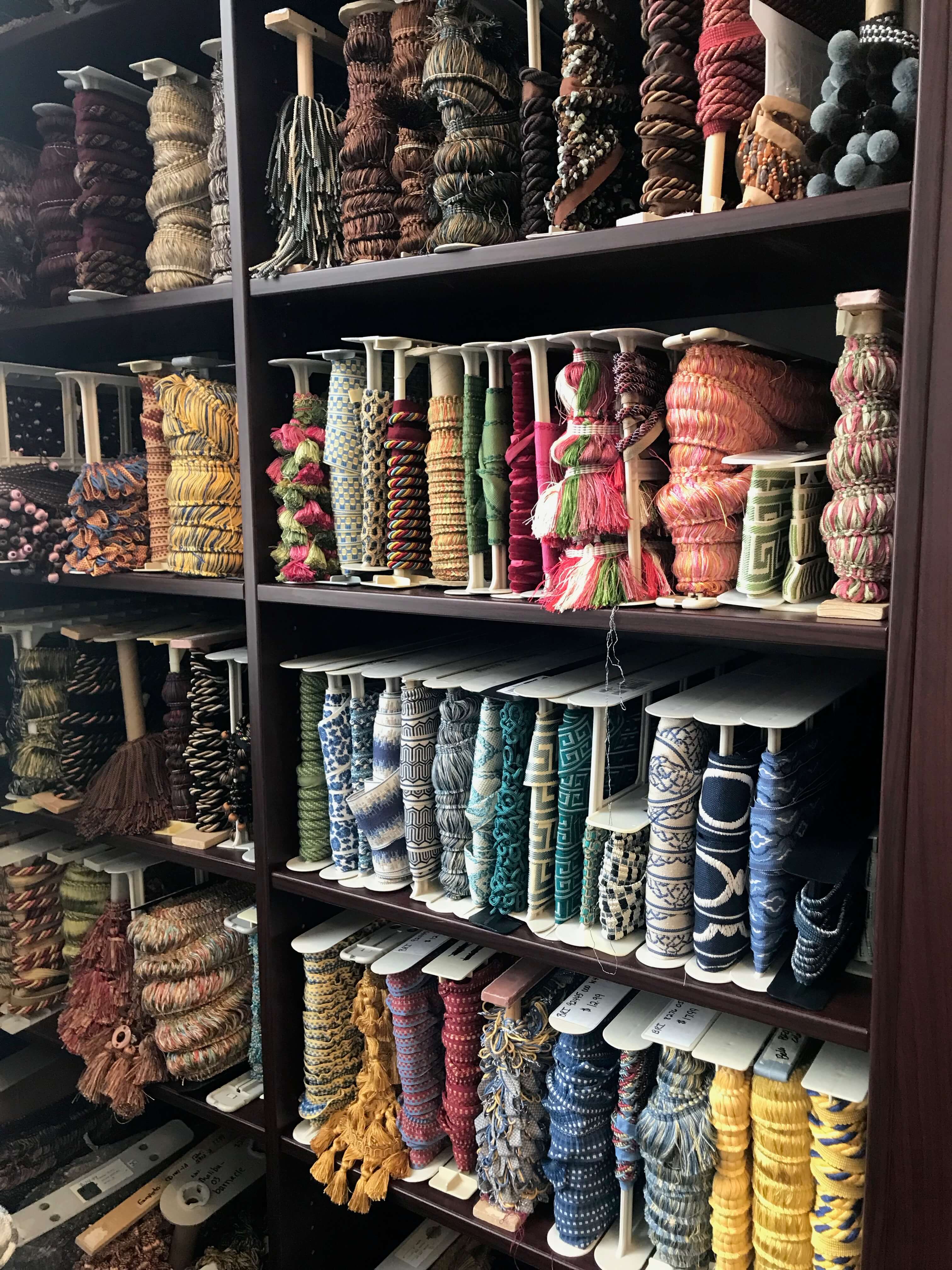 Series of Fabric Trimming by Manhattan Textiles - Interior Designer in Milwaukee, WI